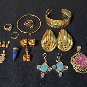 Huge Sterling Silver 925 Jewelry Lot Bundle 5.4oz